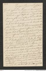 Nachlass Franz Steindachner, Brief von C. Bellotti an Franz Steindachner (11.04.1881), Inv.Nr. 32.04, Seite 1